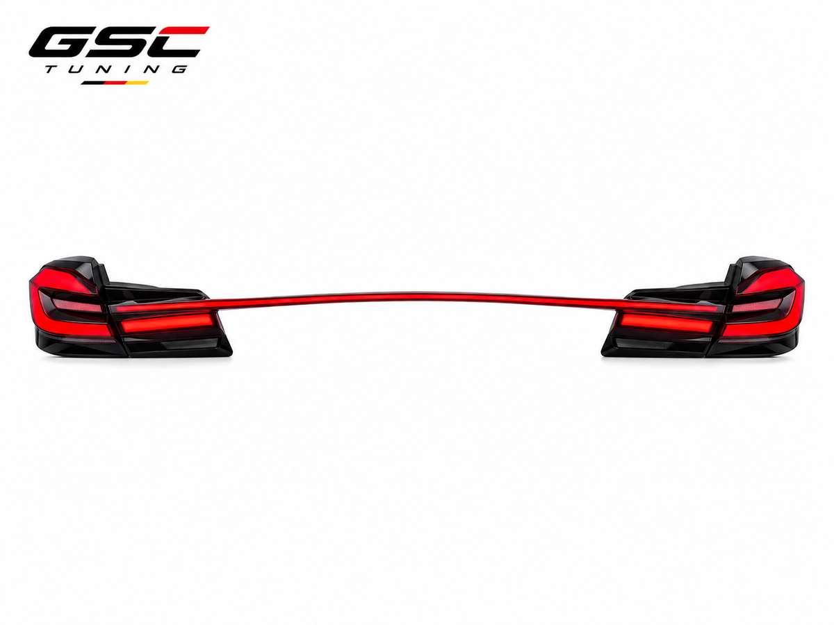 GSC Full-Width LED Taillight Assembly Set for BMW 5 Series F10 / F18 2010-2017
