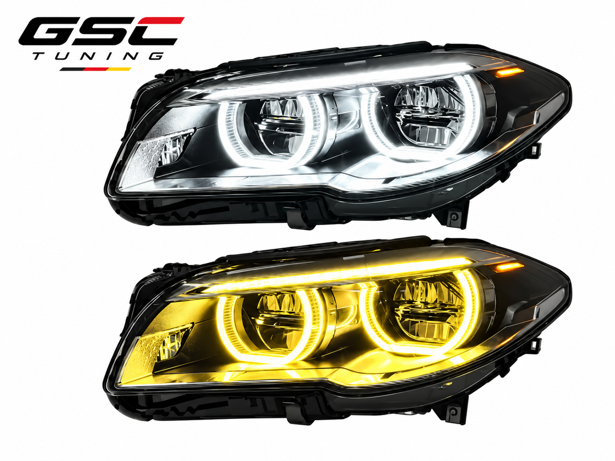 GSC LED Headlight Assembly Set for BMW 5 Series F10 / F18 2010-2017 – 2010-2013 & 2014-2017 Versions