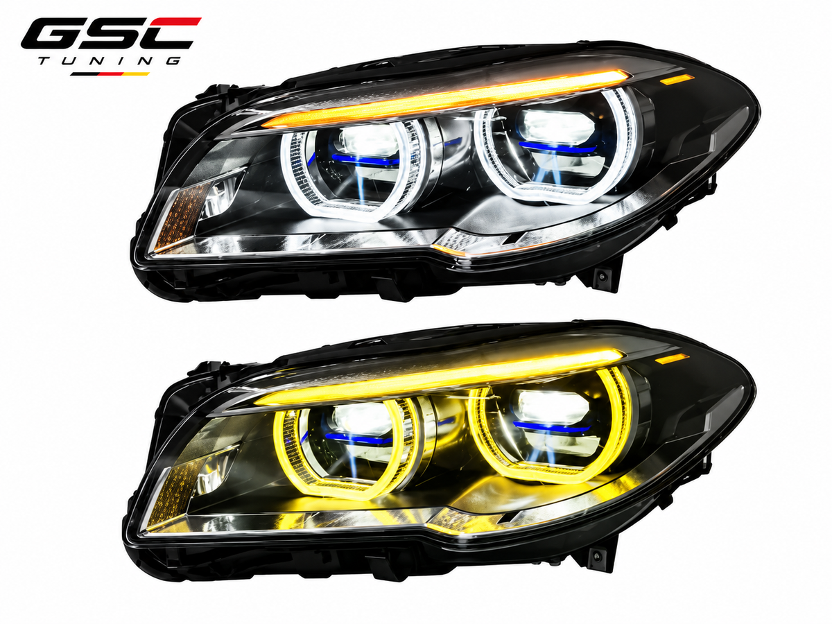 GSC LED Projector Headlight Assembly Set for BMW 5 Series F10 / F18 2010-2017 – 2010-2013 & 2014-2017 Versions