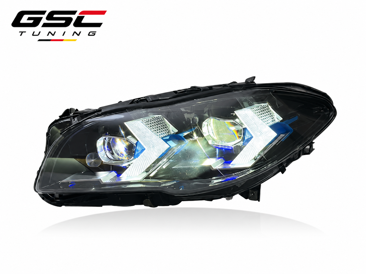 GSC LED Headlight Assembly Set for BMW 5 Series F10 / F18 2010-2017 – Modern DRL Style