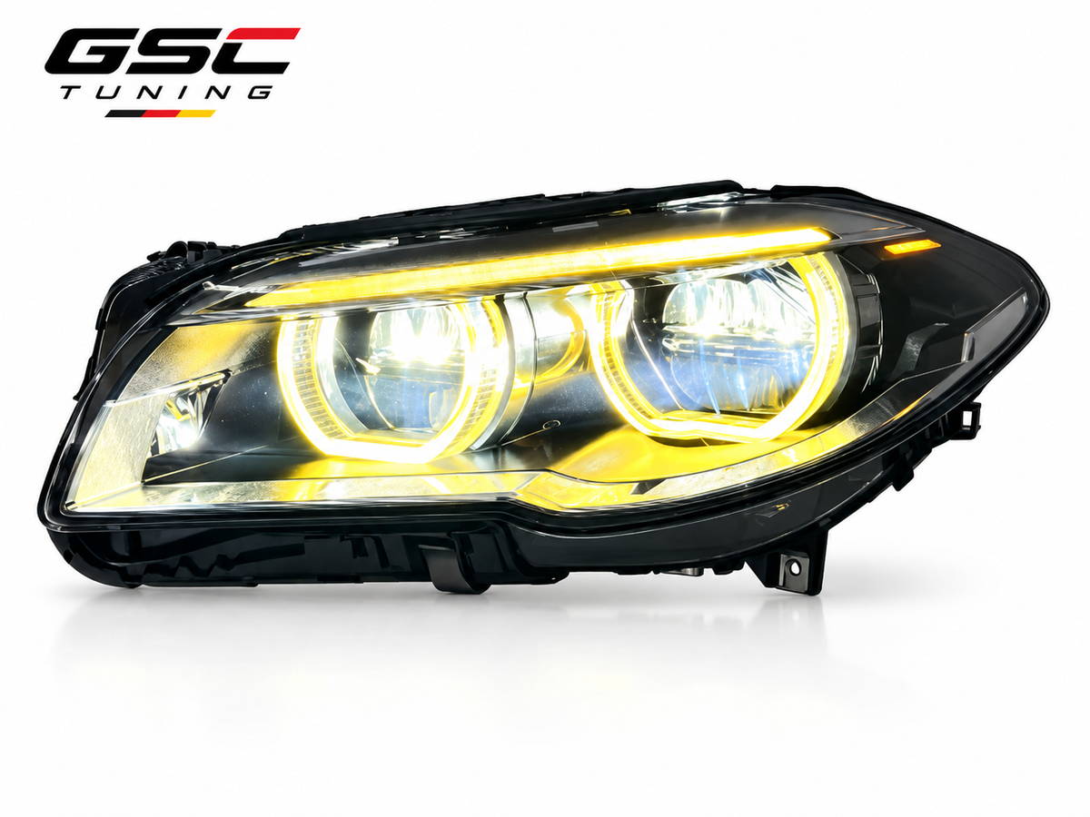 GSC LED Headlight Assembly Set for BMW 5 Series F10 / F18 2010-2017 – 2010-2013 & 2014-2017 Versions