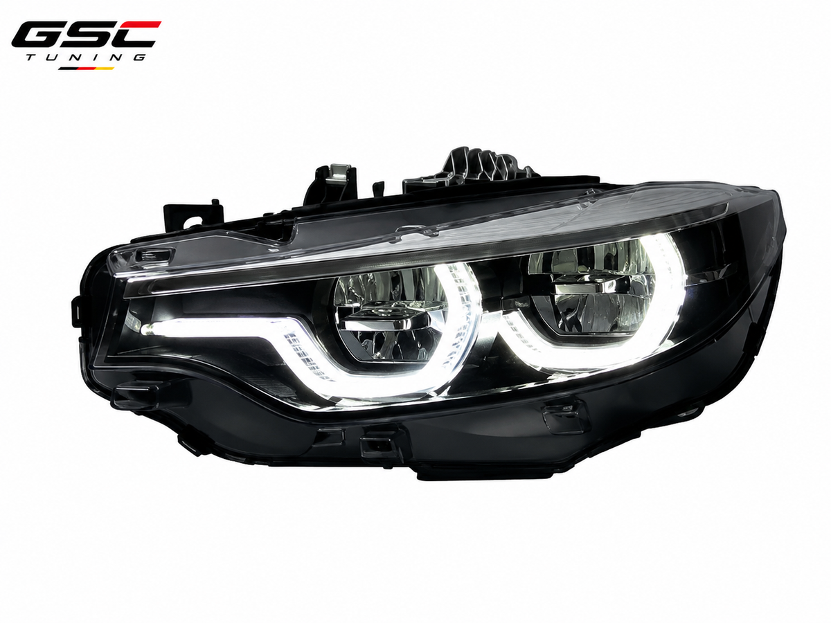 GSC RGB LED Headlight Assembly Set for BMW 4 Series F32 / M4 F82 2013-2020 – 6 / 8 / 9 / 10-Pin Versions