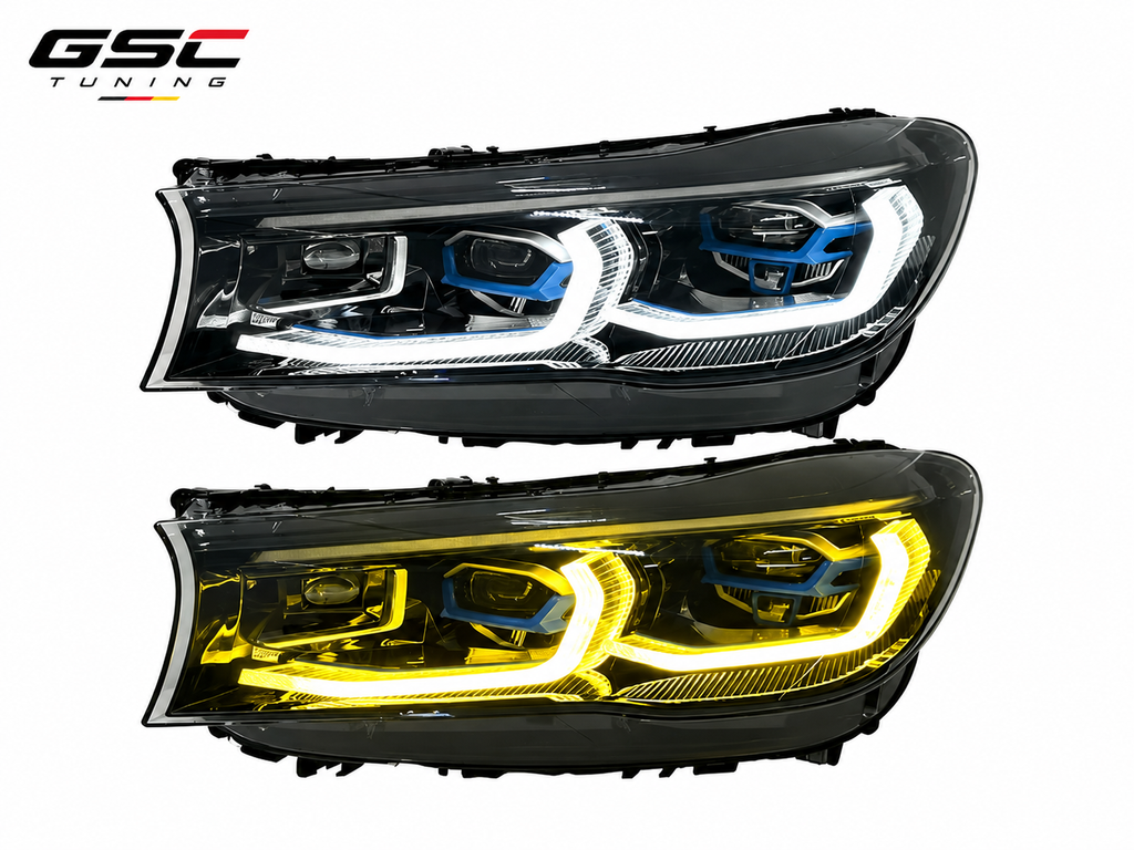 GSC LED Headlight Assembly Set for BMW 7 Series G12 2015-2018 – Plug & Play