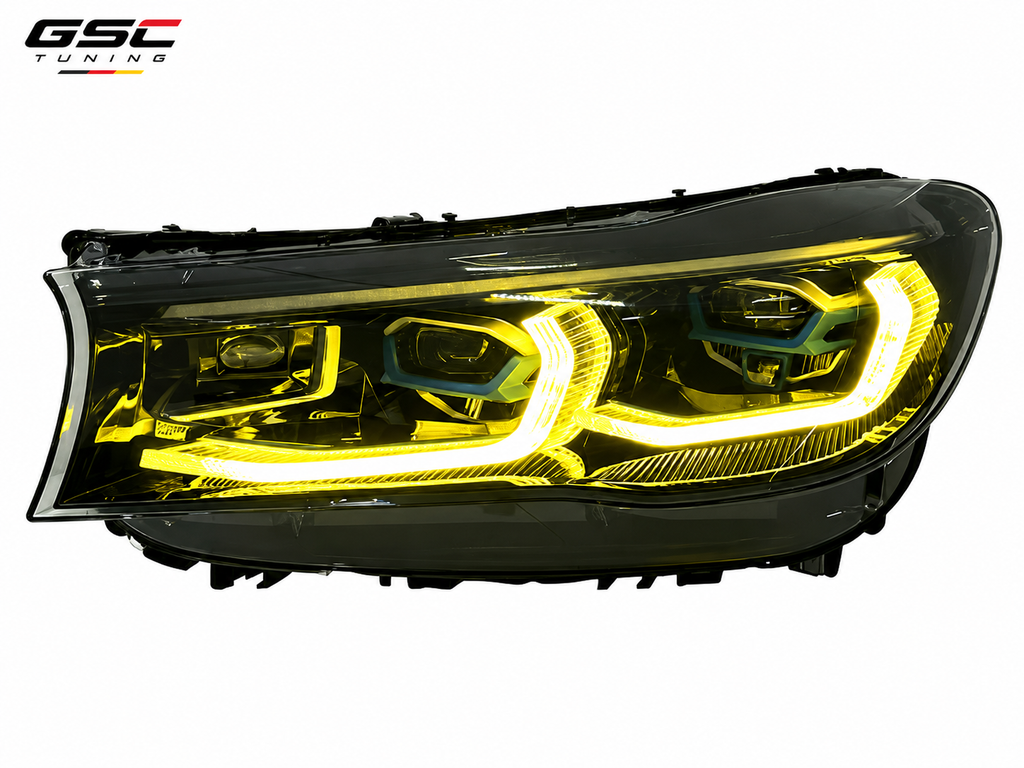 GSC LED Headlight Assembly Set for BMW 7 Series G12 2015-2018 – Plug & Play