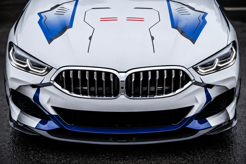 GSC Carbon Fiber BMW G16 8 Series Gran Coupe Front Lip Splitter