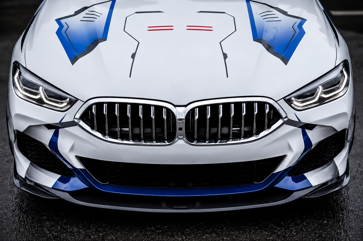 GSC Carbon Fiber BMW G16 8 Series Gran Coupe Front Lip Splitter