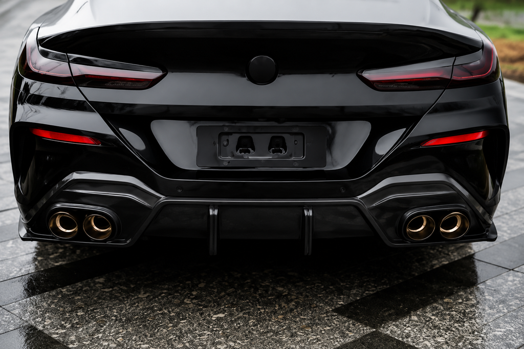 GSC Carbon Fiber BMW G16 8 Series Gran Coupe Rear Diffuser