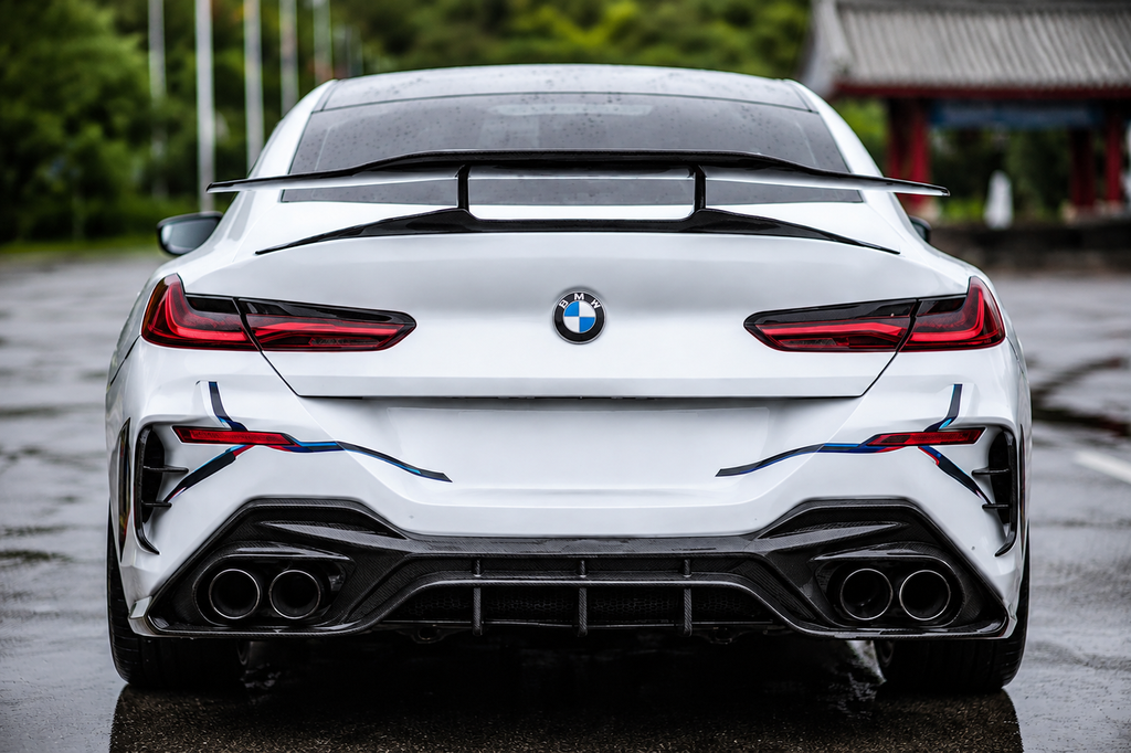 GSC Carbon Fiber BMW G16 8 Series Gran Coupe V2 Rear Diffuser