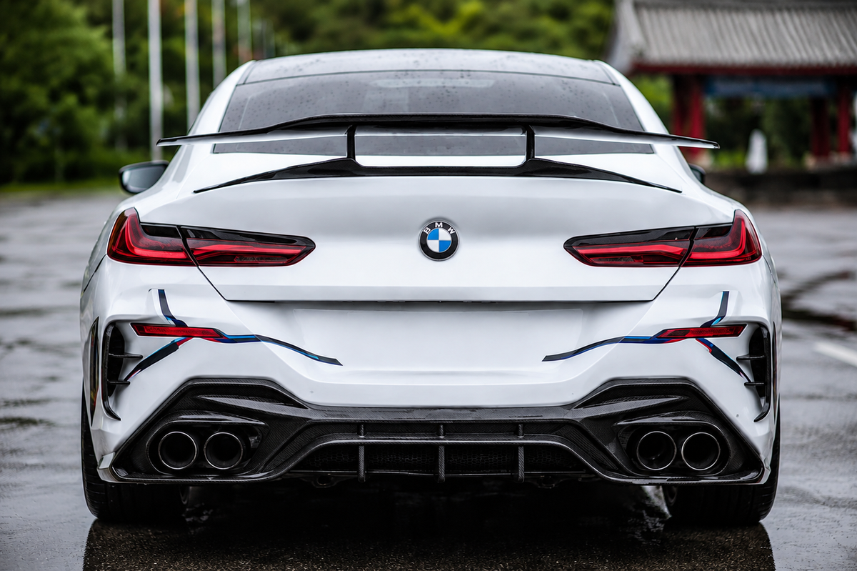 GSC Carbon Fiber BMW G16 8 Series Gran Coupe V2 Rear Diffuser