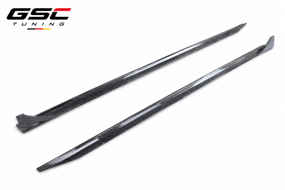 GSC Carbon Fiber BMW G20 G28 LCI Standard Wheelbase Side Skirts