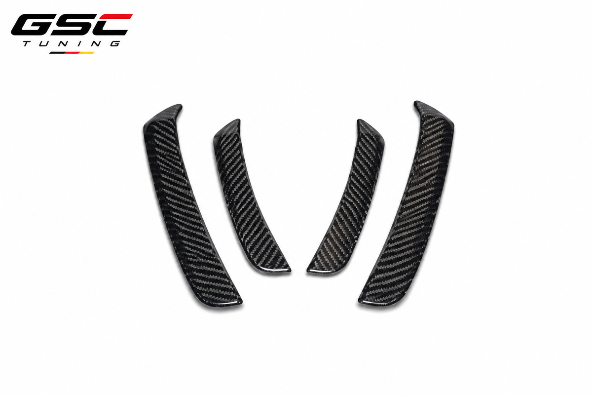 GSC Carbon Fiber BMW G20 G28 LCI Front Bumper Canards / Air Splitters