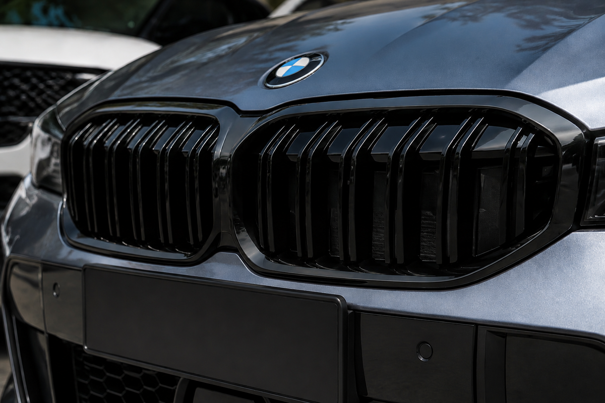 GSC Gloss Black BMW G20 G28 LCI Dual Slat Front Kidney Grille