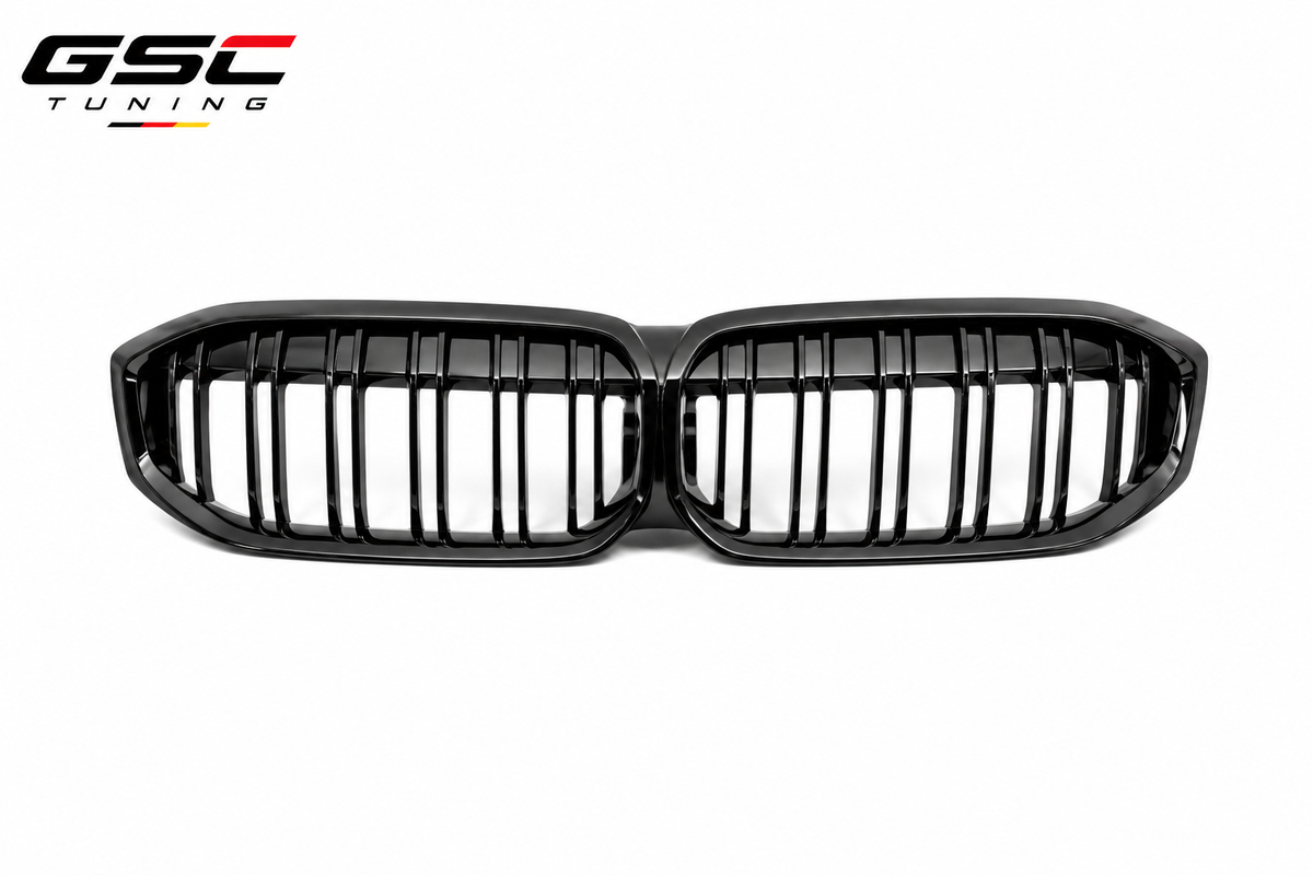 GSC Gloss Black BMW G20 G28 LCI Dual Slat Front Kidney Grille