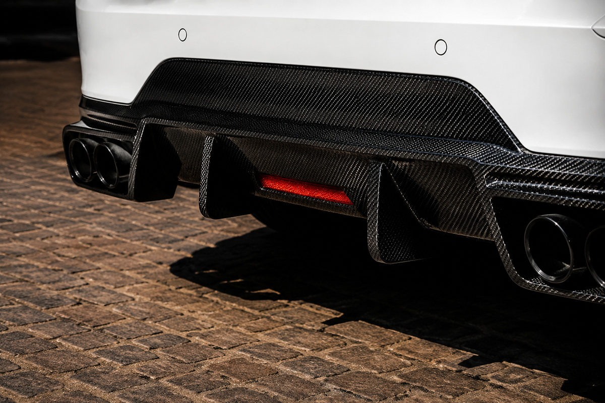 BMW G20/G28 LCI Carbon Fiber Rear Lip Spoiler with Side Extensions