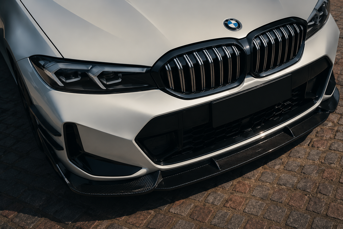 GSC Carbon Fiber BMW G20 G28 LCI Front Lip Splitter