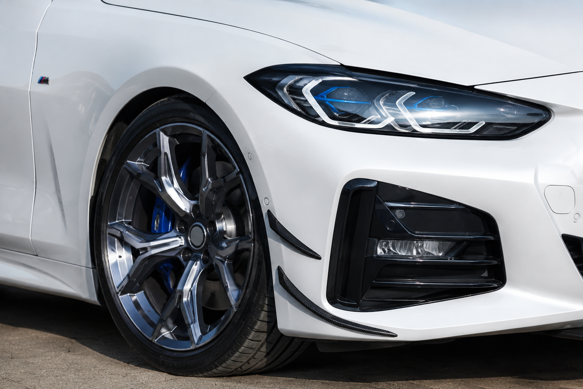GSC Carbon Fiber BMW G22 G23 4 Series Front Bumper Canards / Air Splitters