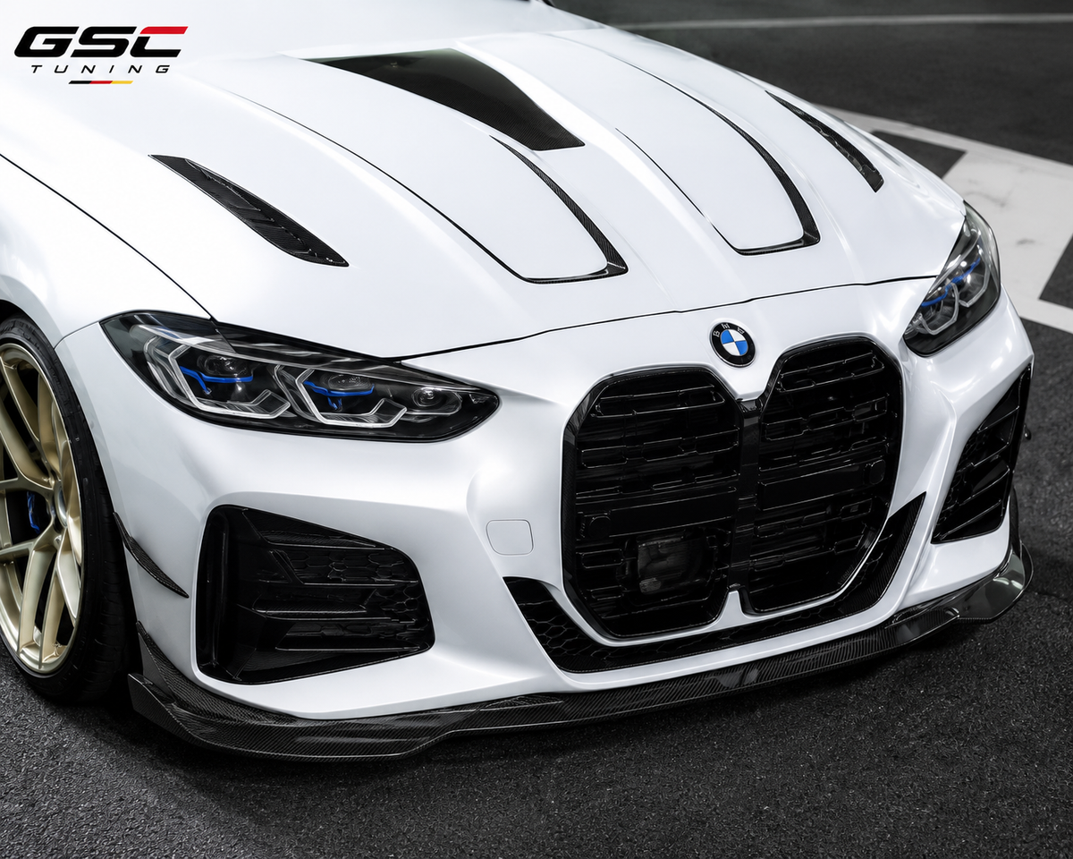 GSC Carbon Fiber BMW G22 G23 4 Series Coupe Convertible Front Lip Splitter