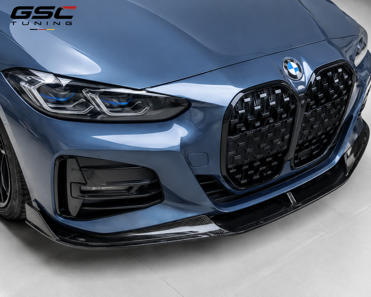 GSC Carbon Fiber BMW G22 G23 4 Series Coupe Convertible Front Lip Splitter
