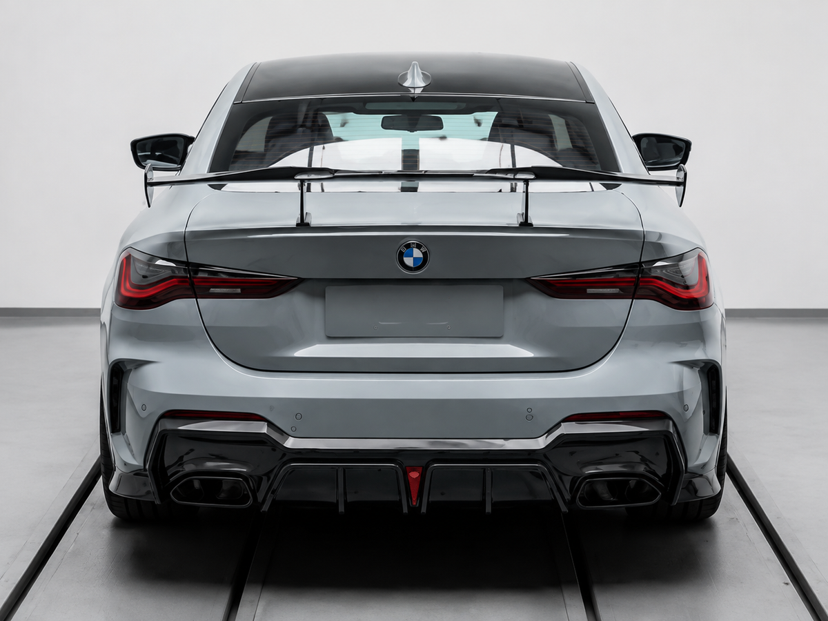BMW G22 G23 4 Series Rear Lip Spoiler with Corner Extensions