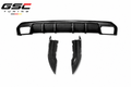 BMW G26 4 Series Gran Coupe Carbon Fiber Rear Diffuser With Side Extensions & LED