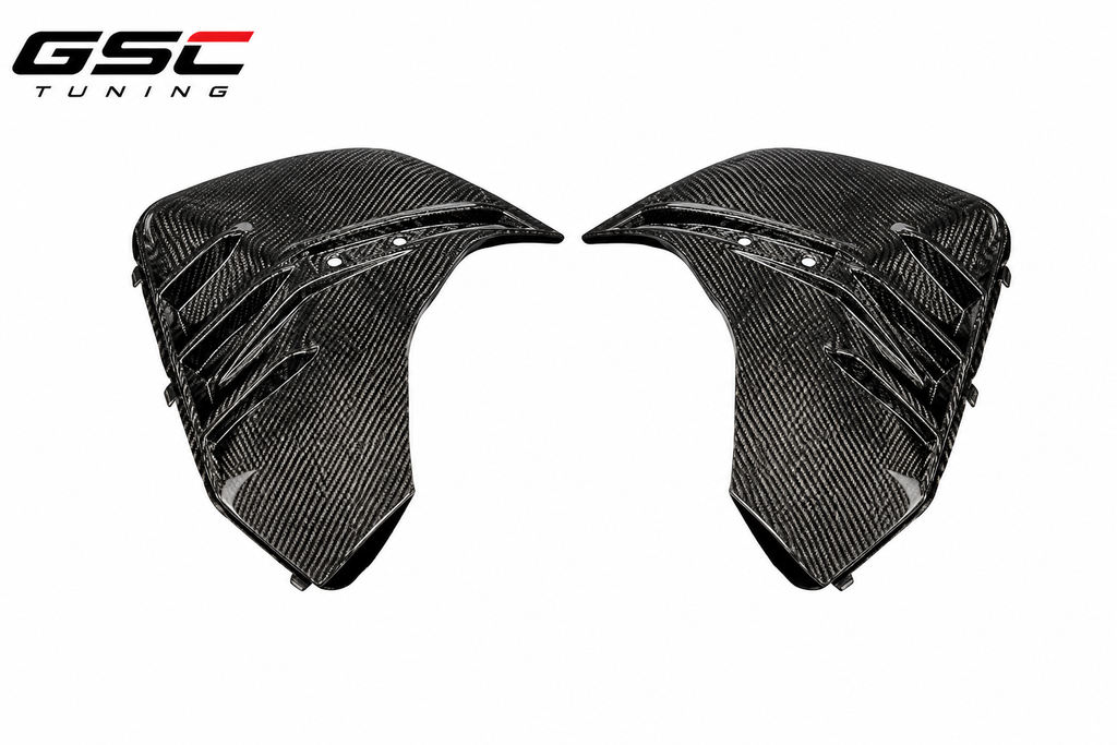 BMW G26 4 Series Gran Coupe Carbon Fiber Rear Bumper Trim Panel