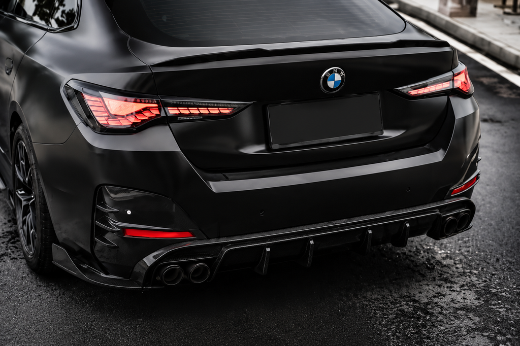 BMW G26 4 Series Gran Coupe Carbon Fiber Rear Spoiler Lip