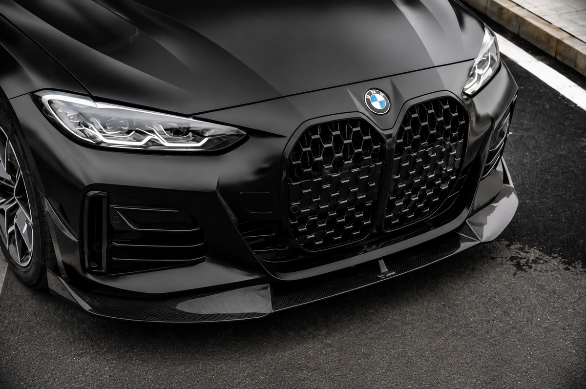 BMW G26 4 Series Gran Coupe Carbon Fiber Front Canards