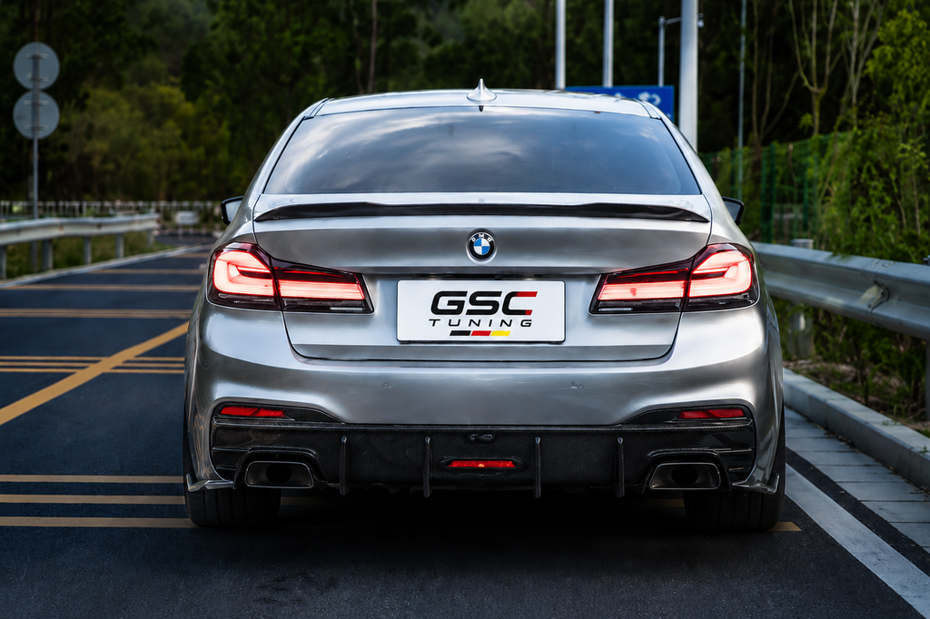 GSC BMW G30 G38 LCI 5 Series Carbon Fiber Rear Spoiler