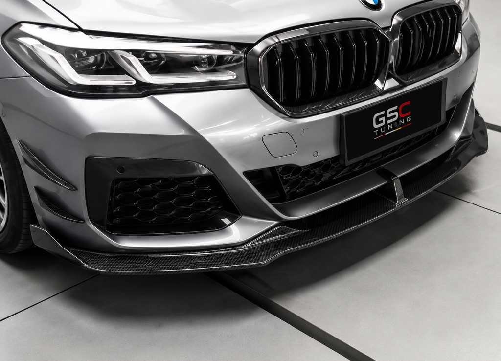 GSC BMW G30 G38 LCI Front Lip Splitter Carbon Fiber Front Spoiler