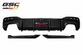 GSC BMW G30 G38 5 Series Carbon Fiber Rear Diffuser with Corner Extensions
