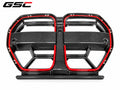 GSC Carbon Fibre Front Kidney Grille with Red Accent Trim for BMW M3 G80 – Non-ACC