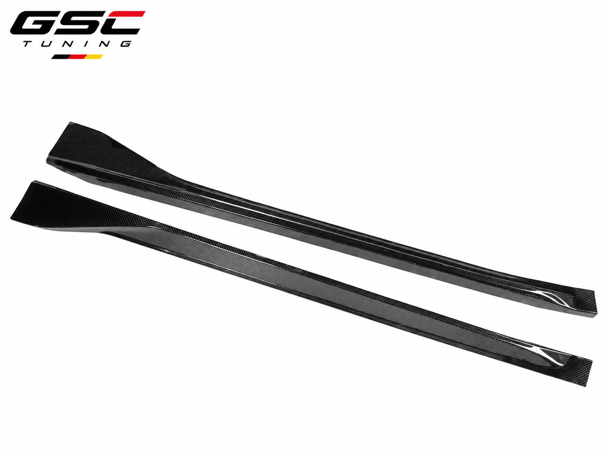GSC Dry Carbon Fiber Side Skirt Extension Set for BMW G80 M3 / G82 M4