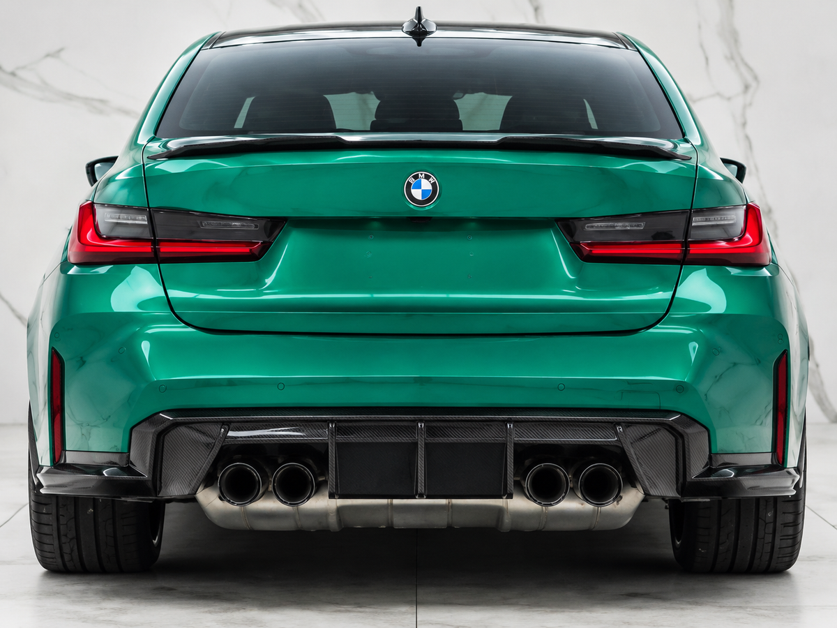 GSC Dry Carbon Fiber Quad Exhaust Rear Diffuser for BMW G80 M3 / G82 M4