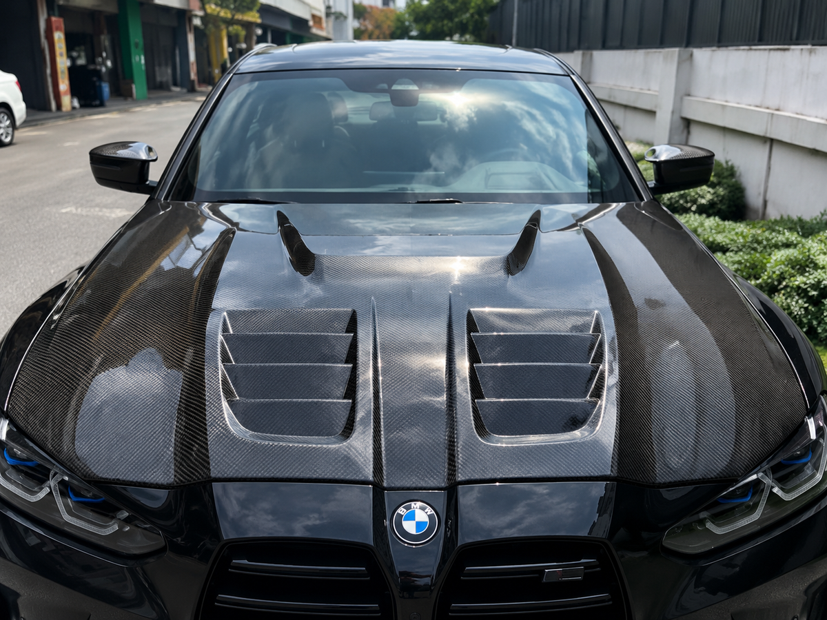 GSC Dry Carbon Fiber G-Power Style Hood for BMW G80 M3 / G82 M4