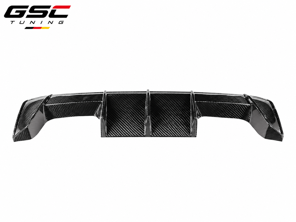GSC Dry Carbon Fiber Quad Exhaust Rear Diffuser for BMW G80 M3 / G82 M4