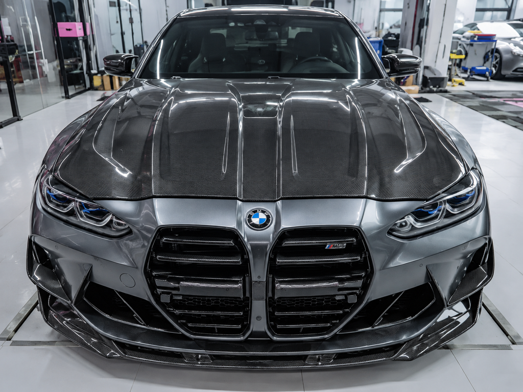 GSC Dry Carbon Fiber Transparent Hood for BMW G80 M3 / G82 M4