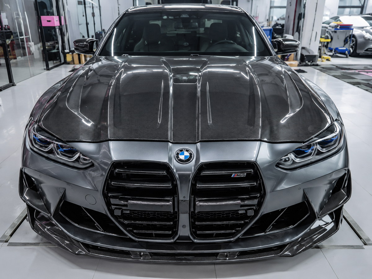 GSC Dry Carbon Fiber Transparent Hood for BMW G80 M3 / G82 M4