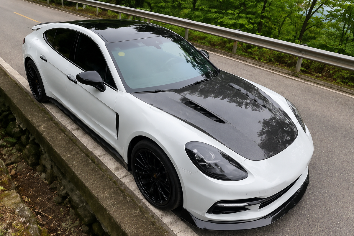 GSC Carbon Fiber Hood Bonnet For Porsche Panamera 971 2017-2023