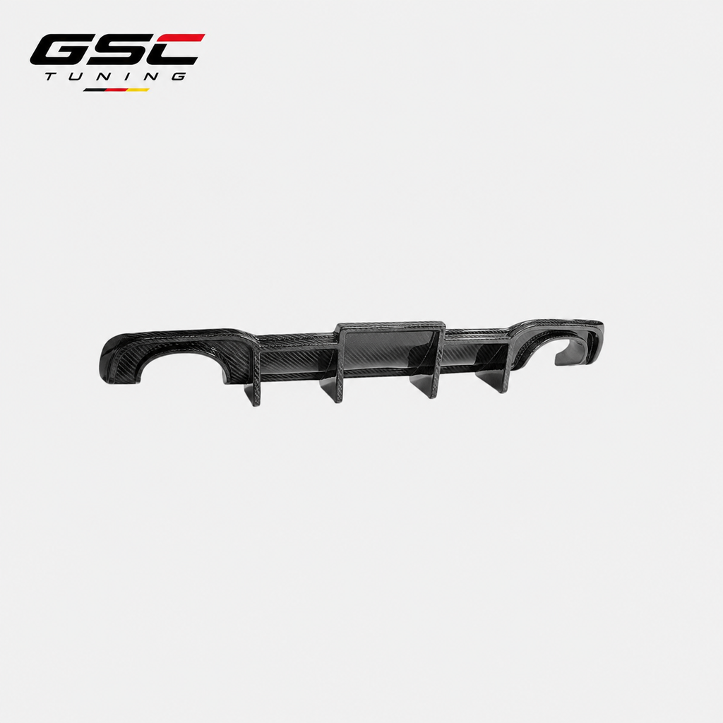 GSC Dry Carbon Fiber Rear Diffuser Without Light For Audi RS3 8V