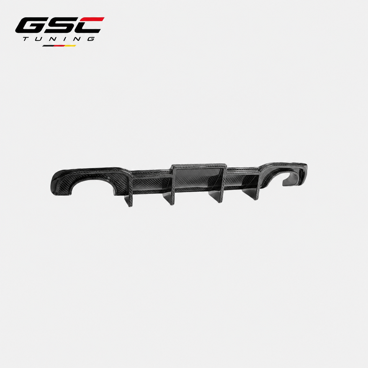 GSC Dry Carbon Fiber Rear Diffuser Without Light For Audi RS3 8V