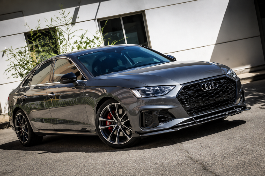 GSC Carbon Fiber Front Lip Splitter For Audi S4 B9.5 2020-2024
