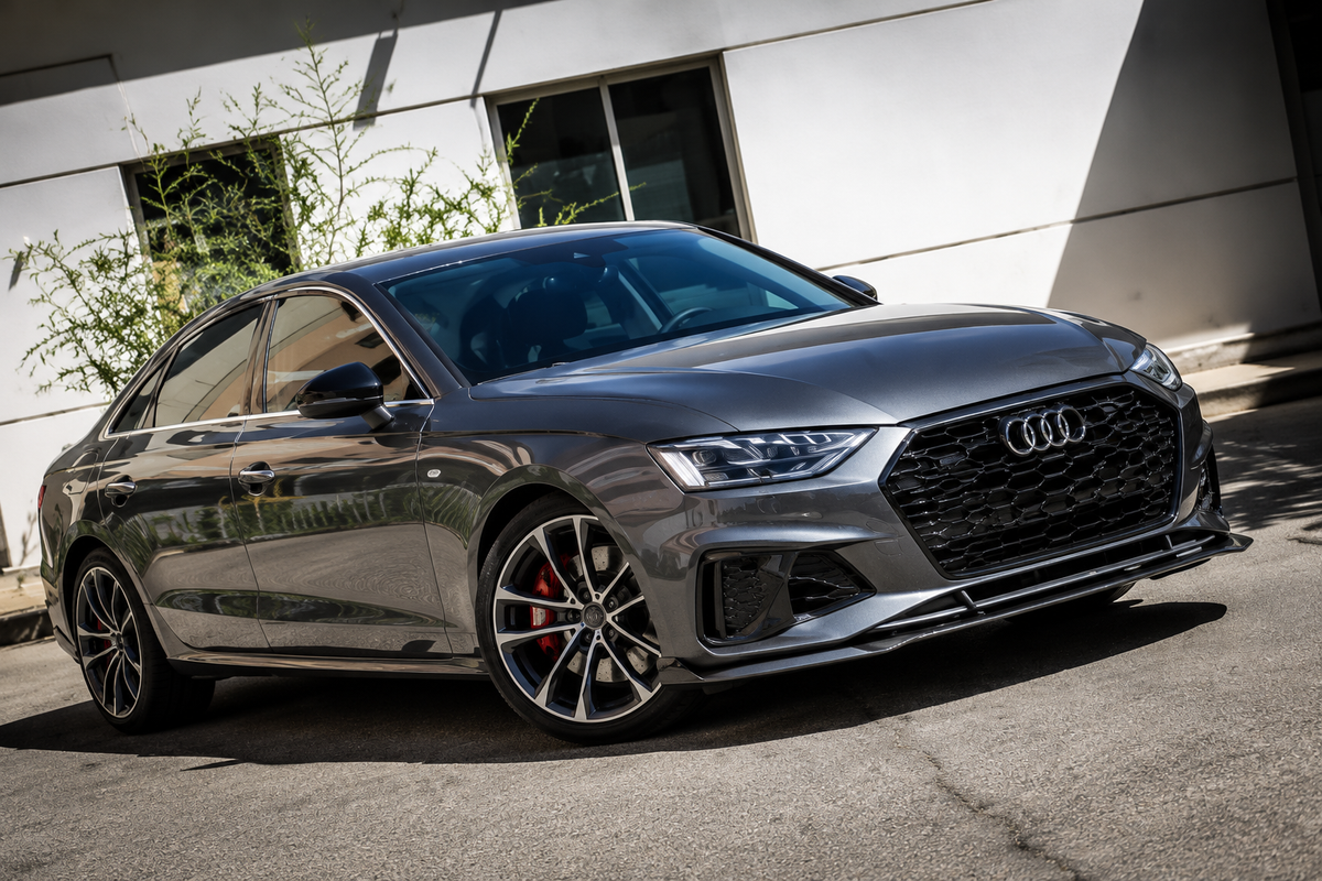 GSC Carbon Fiber Front Lip Splitter For Audi S4 B9.5 2020-2024