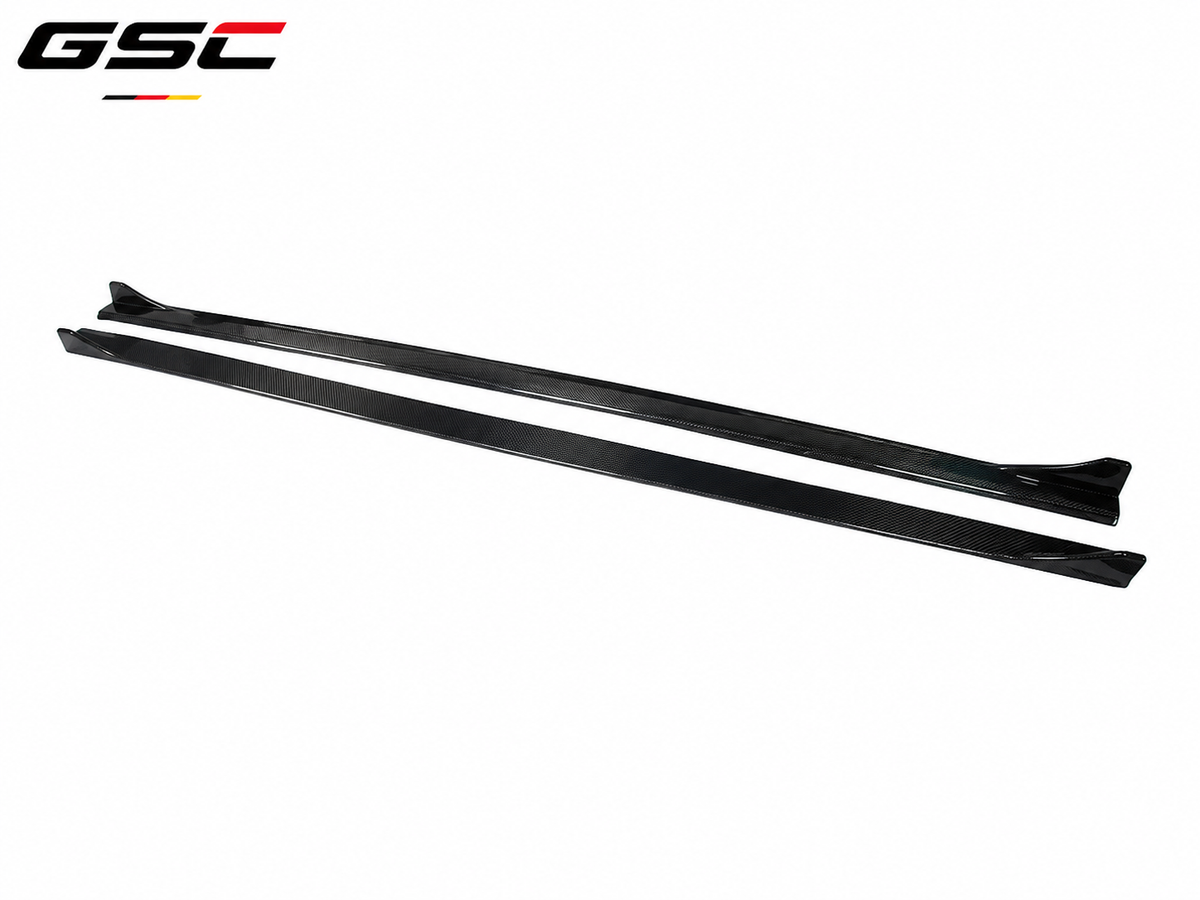 GSC Carbon Fiber Side Skirts For Audi S4 B9.5 2020-2024