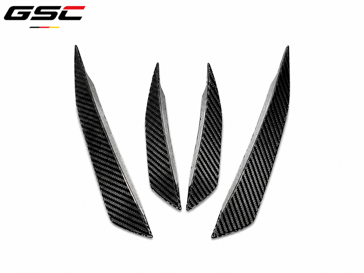 GSC Carbon Fiber Front Canards For Audi S4 B9.5 2020-2024