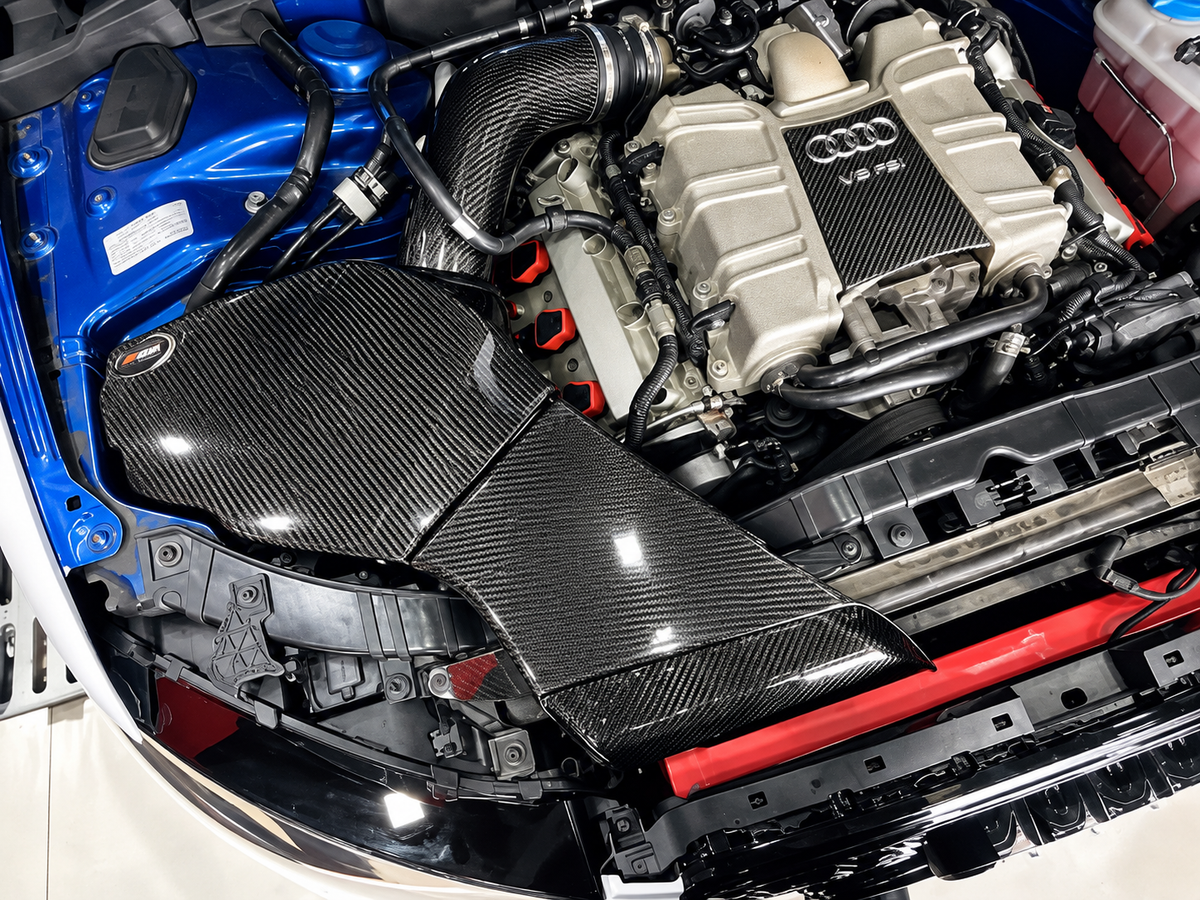 GSC Dry Carbon Fiber Performance Intake System for Audi S5 B8 EA837 3.0T 2009–2013