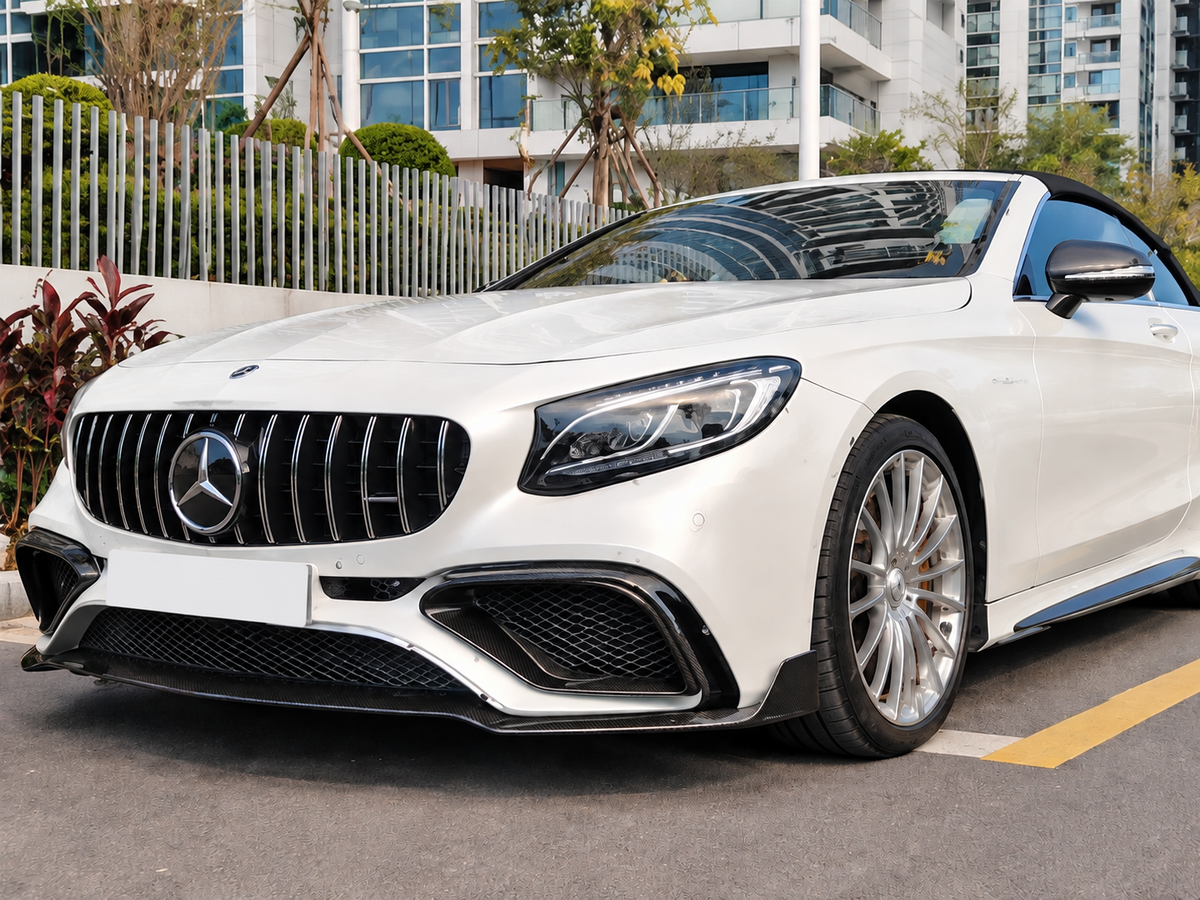 GSC Dry Carbon Fiber Brabus Style Full Exterior Body Kit for Mercedes-Benz W217 S-Class Coupe