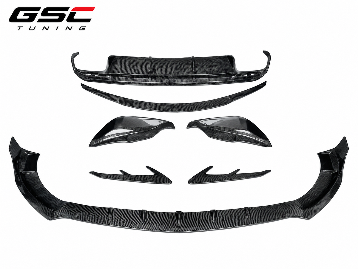 GSC Dry Carbon Fiber Brabus Style Full Exterior Body Kit for Mercedes-Benz W217 S-Class Coupe