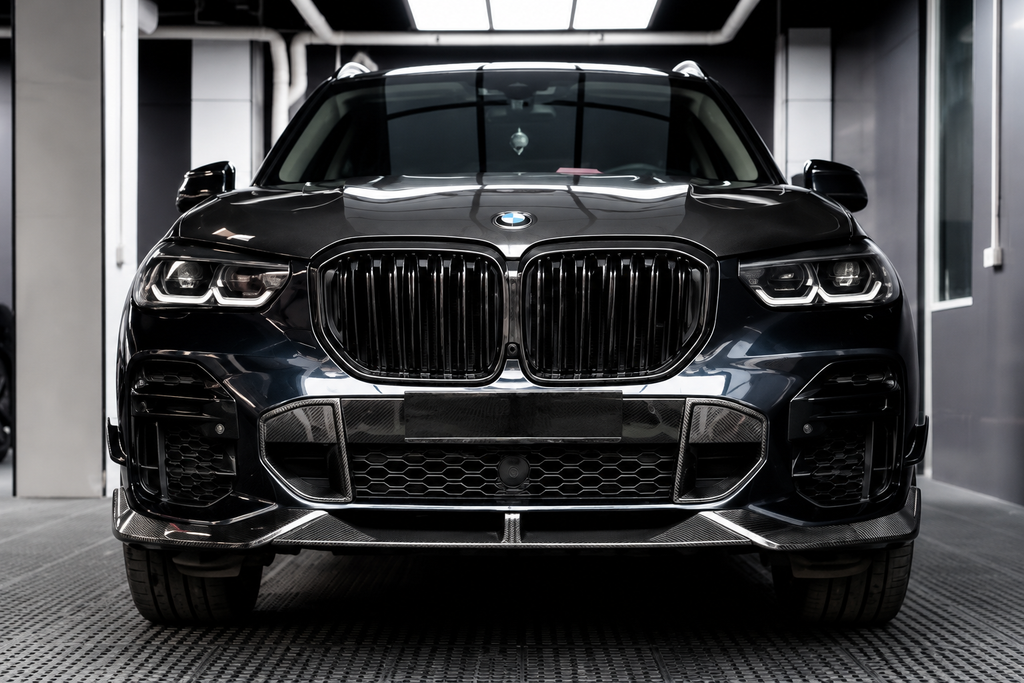 GSC Carbon Fiber BMW X5 G05/G18 M Performance Style Front Lip Spoiler Splitter