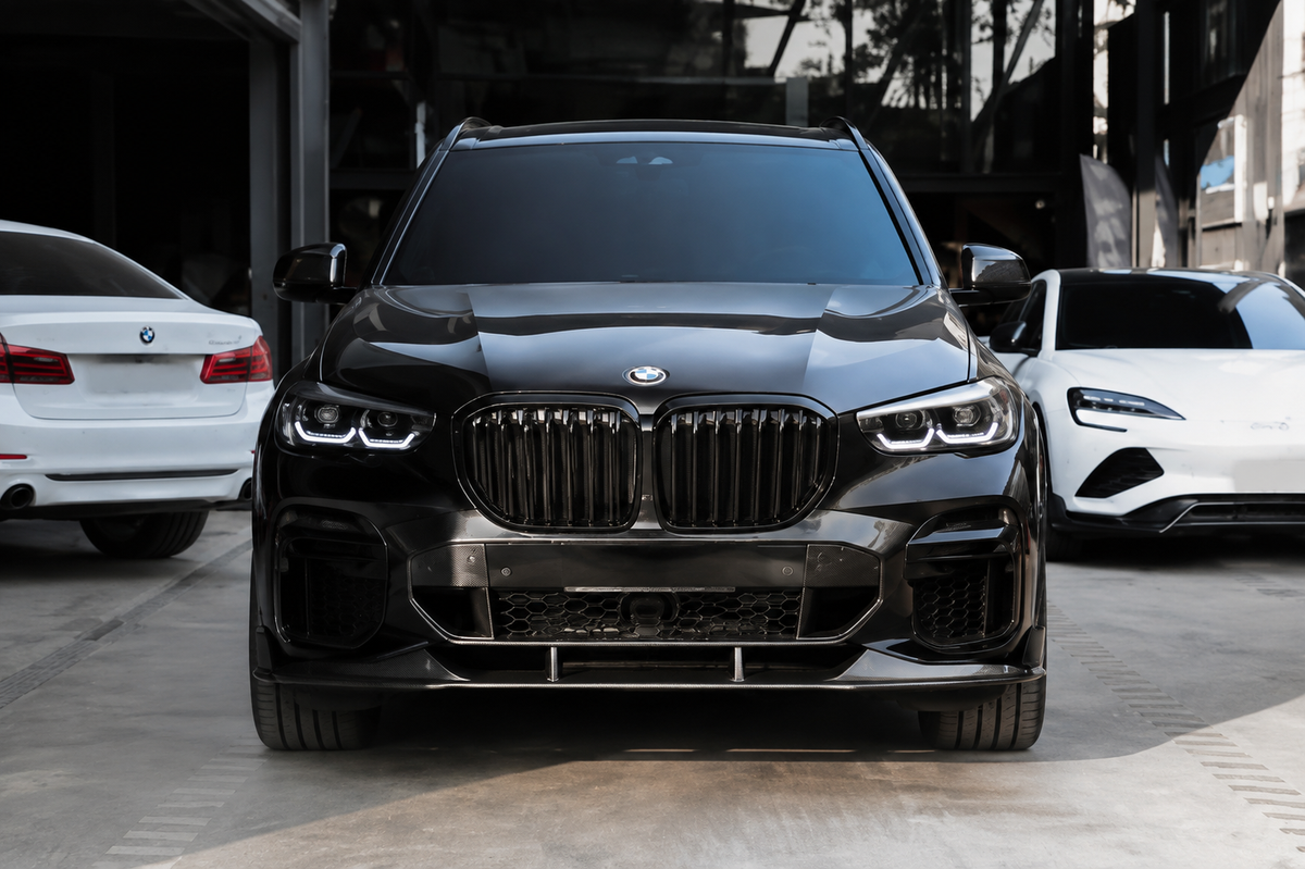 GSC Carbon Fiber BMW X5 G05/G18 Front Lip Spoiler Bumper Splitter