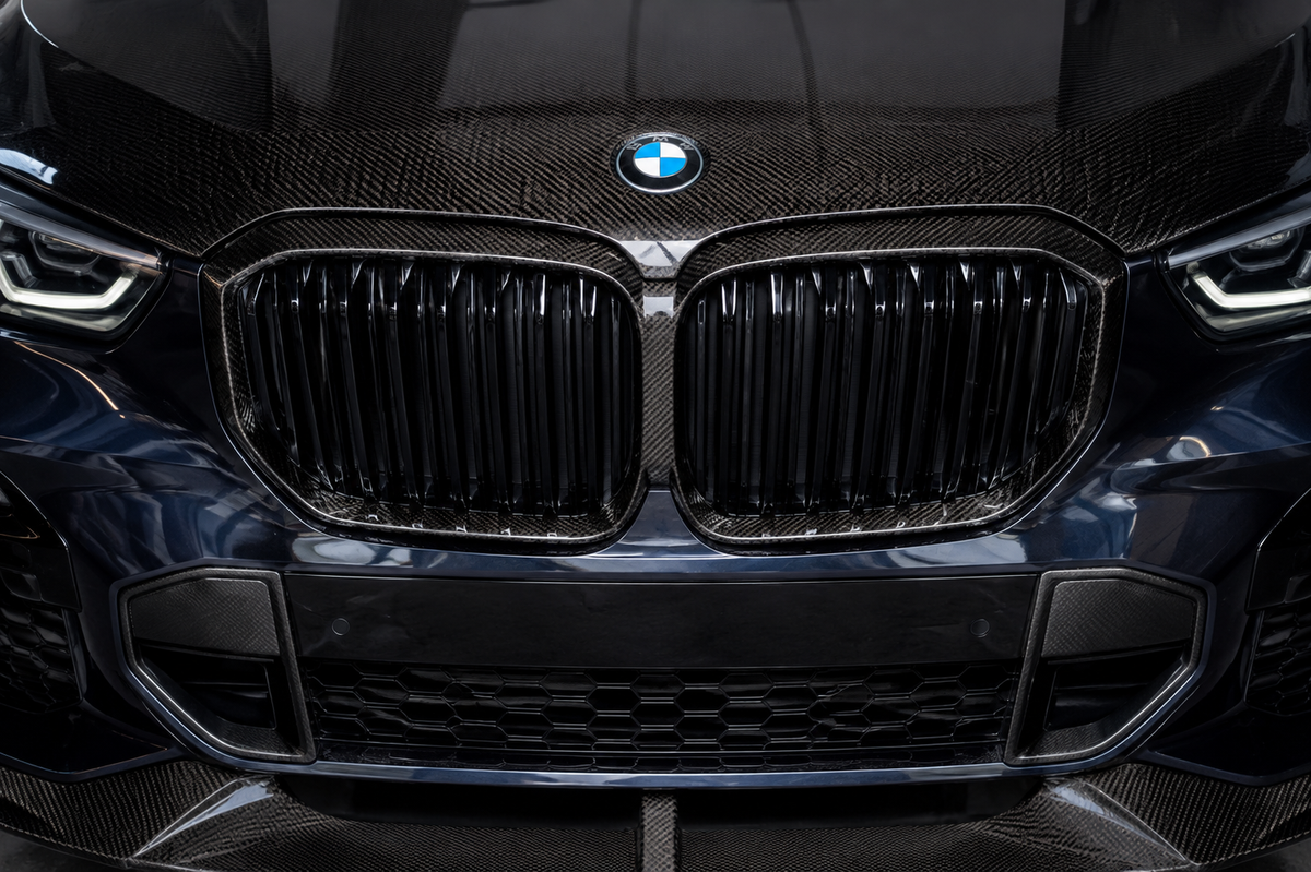 GSC Gloss Black BMW X5 G05/G18 Front Kidney Grille Vertical Slat Grille Upgrade